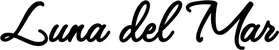 Produktbeispiel Schriftzug - Luna del Mar