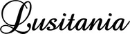 Produktbeispiel Schriftzug - Lusitania