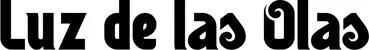 Produktbeispiel Schriftzug - Luz de las Olas