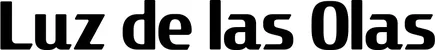 Produktbeispiel Schriftzug - Luz de las Olas
