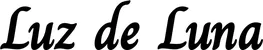 Produktbeispiel Schriftzug - Luz de Luna