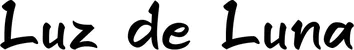Produktbeispiel Schriftzug - Luz de Luna