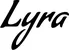 Produktbeispiel Schriftzug - Lyra