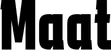 Produktbeispiel Schriftzug - Maat