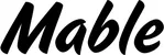 Produktbeispiel Schriftzug - Mable