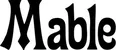 Produktbeispiel Schriftzug - Mable
