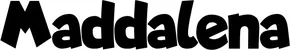 Produktbeispiel Schriftzug - Maddalena