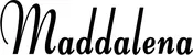 Produktbeispiel Schriftzug - Maddalena