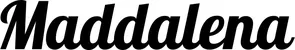 Produktbeispiel Schriftzug - Maddalena
