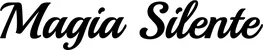 Produktbeispiel Schriftzug - Magia Silente