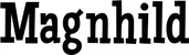 Produktbeispiel Schriftzug - Magnhild