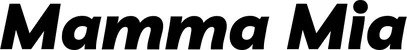 Produktbeispiel Schriftzug - Mamma Mia
