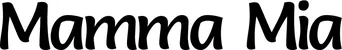 Produktbeispiel Schriftzug - Mamma Mia