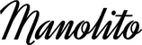 Produktbeispiel Schriftzug - Manolito