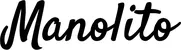 Produktbeispiel Schriftzug - Manolito