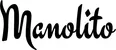 Produktbeispiel Schriftzug - Manolito