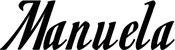 Produktbeispiel Schriftzug - Manuela