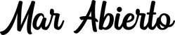 Produktbeispiel Schriftzug - Mar Abierto