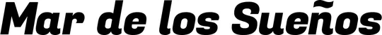 Produktbeispiel Schriftzug - Mar de los Sueños