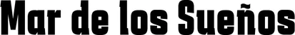 Produktbeispiel Schriftzug - Mar de los Sueños