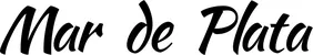 Produktbeispiel Schriftzug - Mar de Plata