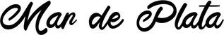 Produktbeispiel Schriftzug - Mar de Plata