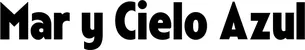 Produktbeispiel Schriftzug - Mar y Cielo Azul