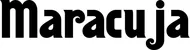 Produktbeispiel Schriftzug - Maracuja