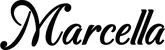 Produktbeispiel Schriftzug - Marcella