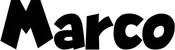 Produktbeispiel Schriftzug - Marco
