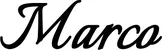 Produktbeispiel Schriftzug - Marco