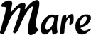 Produktbeispiel Schriftzug - Mare