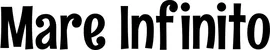 Produktbeispiel Schriftzug - Mare Infinito