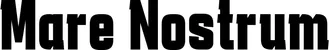 Produktbeispiel Schriftzug - Mare Nostrum