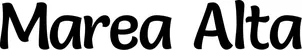 Produktbeispiel Schriftzug - Marea Alta