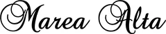 Produktbeispiel Schriftzug - Marea Alta