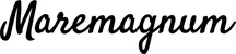 Produktbeispiel Schriftzug - Maremagnum