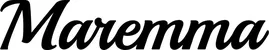 Produktbeispiel Schriftzug - Maremma