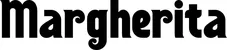 Produktbeispiel Schriftzug - Margherita