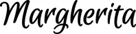 Produktbeispiel Schriftzug - Margherita