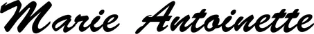 Produktbeispiel Schriftzug - Marie Antoinette