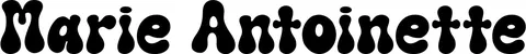 Produktbeispiel Schriftzug - Marie Antoinette
