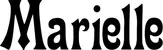 Produktbeispiel Schriftzug - Marielle