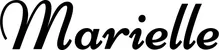 Produktbeispiel Schriftzug - Marielle