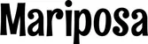 Produktbeispiel Schriftzug - Mariposa