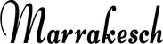 Produktbeispiel Schriftzug - Marrakesch