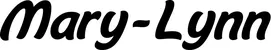 Produktbeispiel Schriftzug - Mary-Lynn