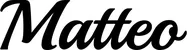 Produktbeispiel Schriftzug - Matteo