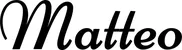 Produktbeispiel Schriftzug - Matteo