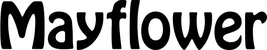 Produktbeispiel Schriftzug - Mayflower